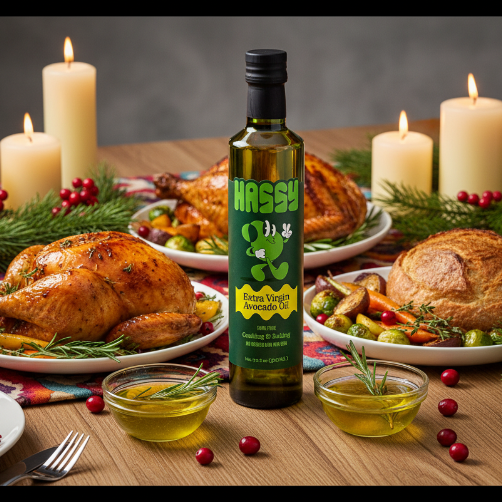 HASSY Extra Virgin Avocado Oil – Perfect for Salads, Drizzles & Finishing Touches