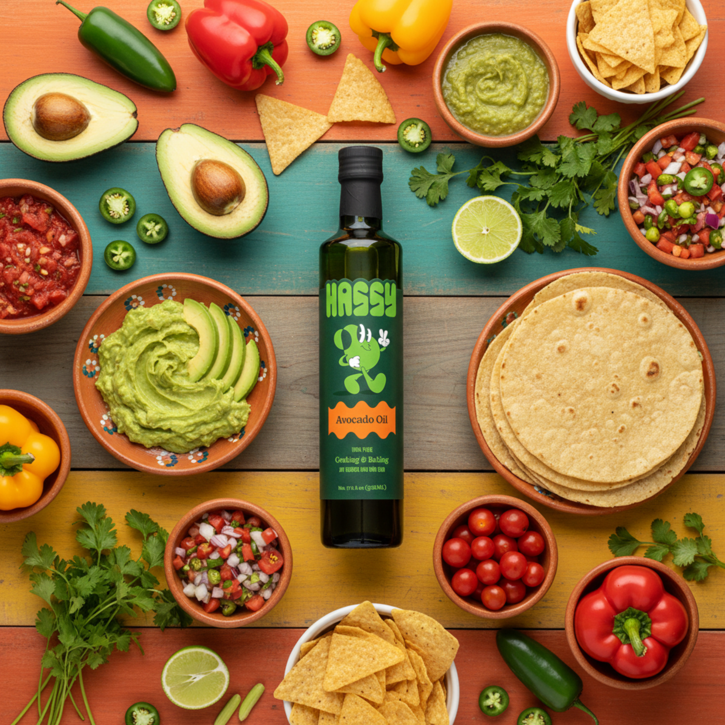 HASSY Avocado Oil - For daily high heat Cooking & Baking 