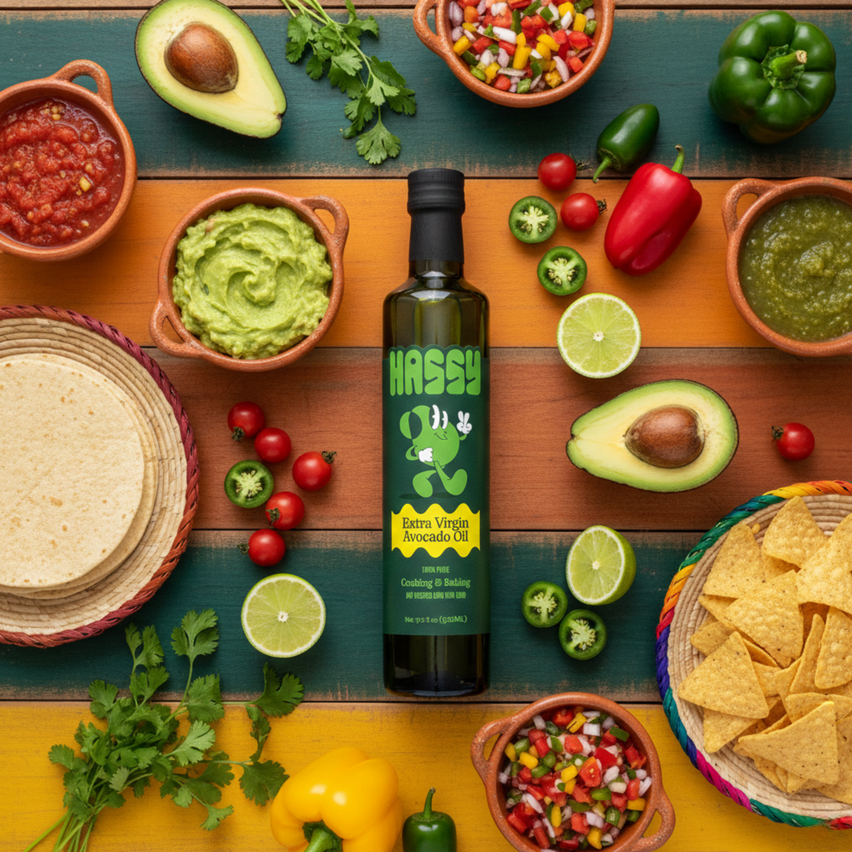 HASSY Extra Virgin Avocado Oil – Perfect for Salads, Drizzles & Finishing Touches